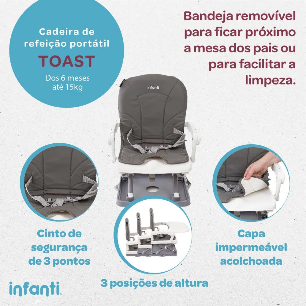 Cadeira De Refeição Portátil Toast